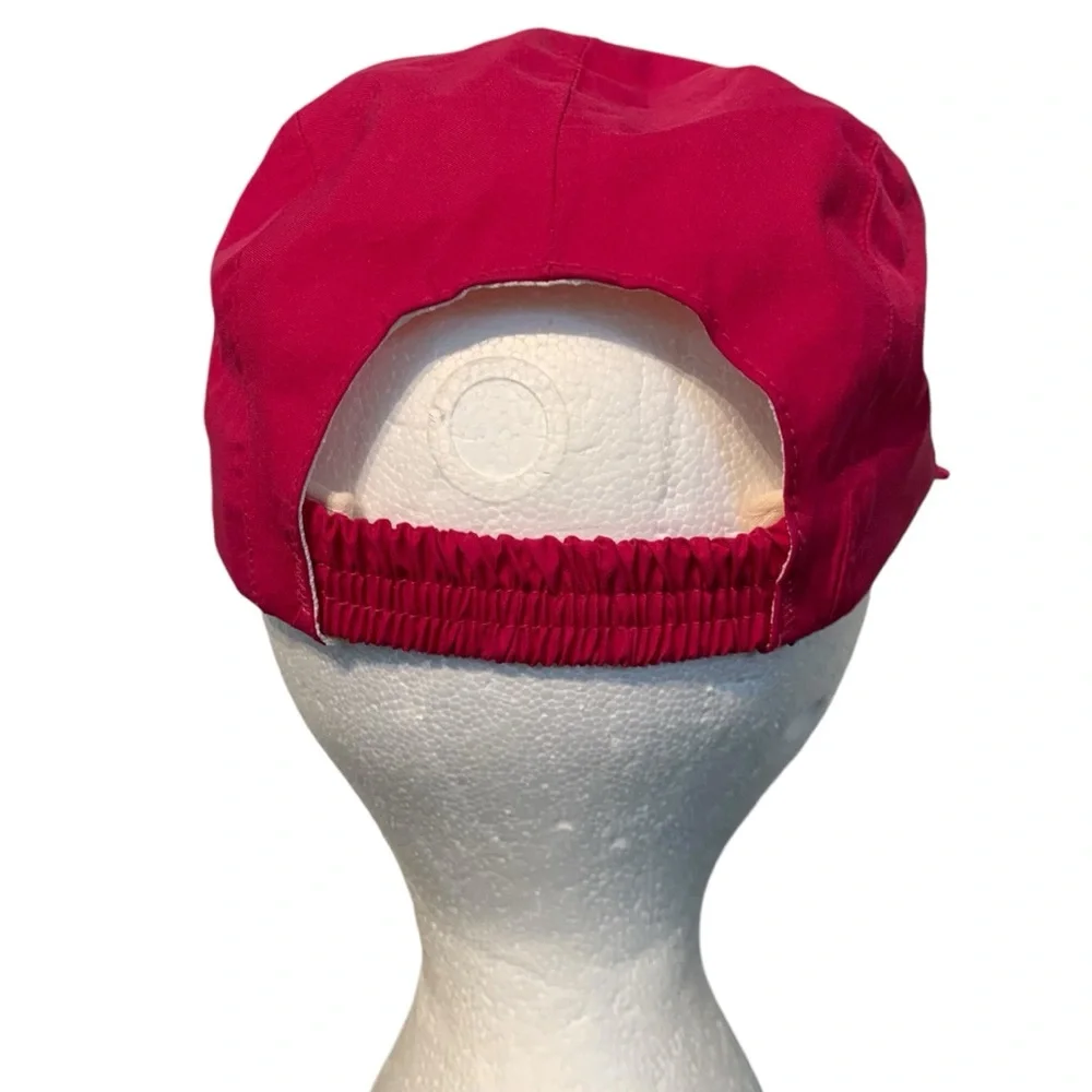 Vintage Eddie Bauer Gore-Tex Duck Bill Hat Hot Pink USA Made OS